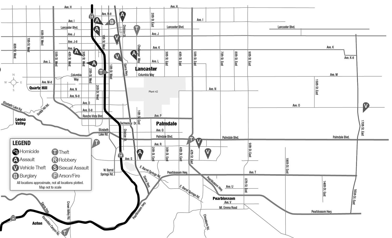 Antelope Valley crime blotter, July 4, 2020